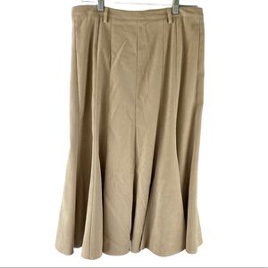 Dressbarn Skirt Faux Suede